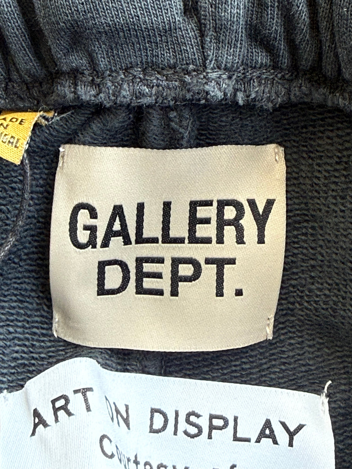 Gallery Dept Vintage Black & White Dept Logo Zuma Shorts