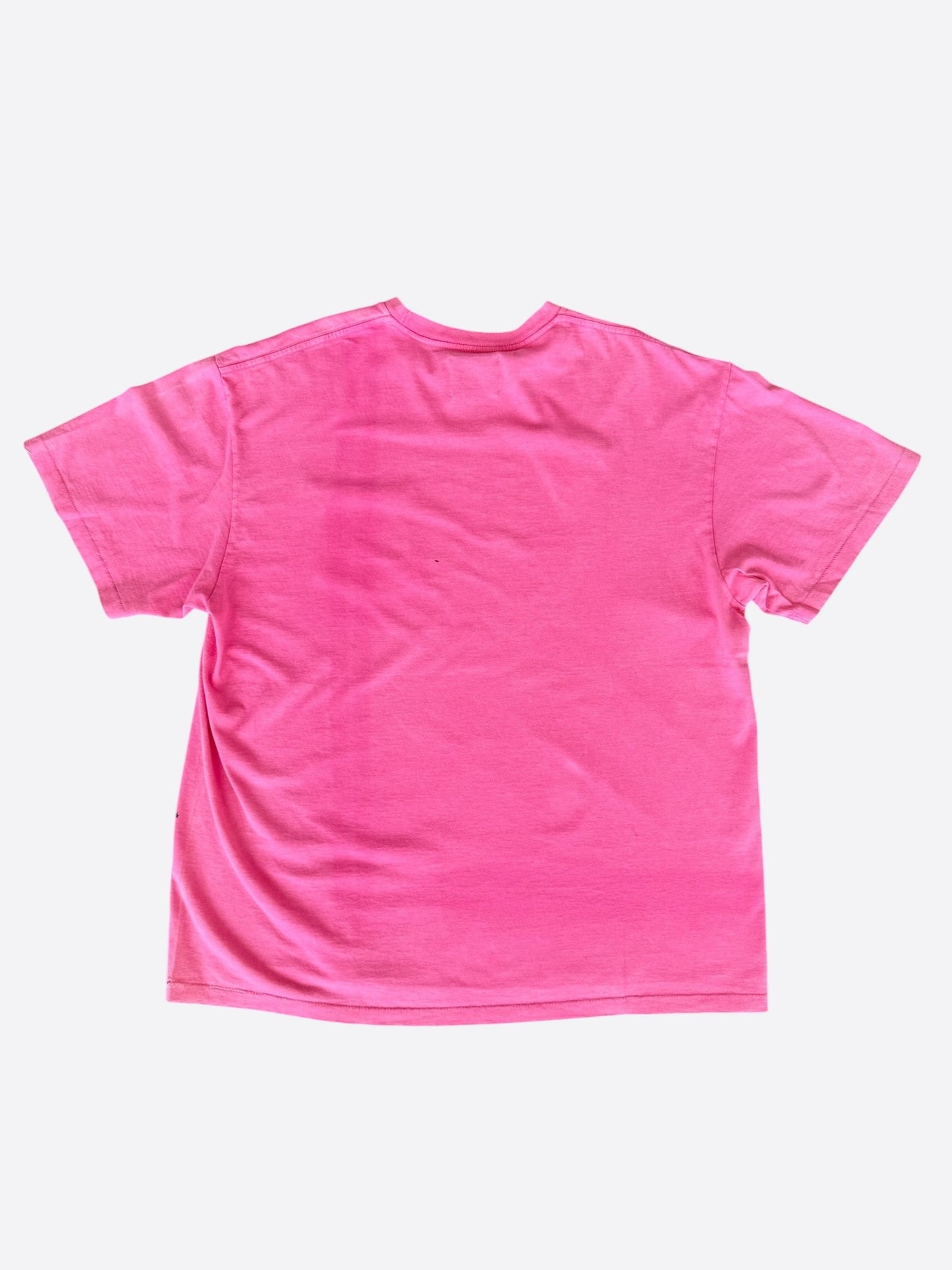 Gallery Dept Pink Paint Splatter Logo T-Shirt
