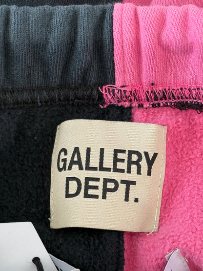 Gallery Dept Black & Pink Dept Logo Shorts
