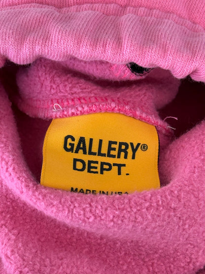 Gallery Dept Black & Pink Dept Logo Shorts