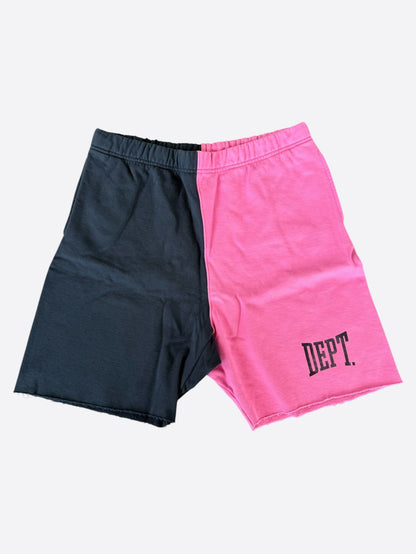 Gallery Dept Black & Pink Dept Logo Shorts
