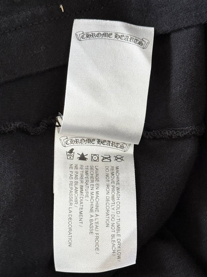 Chrome Hearts Black & Blue Neck Logo Longsleeve T-Shirt