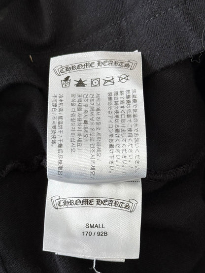 Chrome Hearts Black & Blue Neck Logo Longsleeve T-Shirt