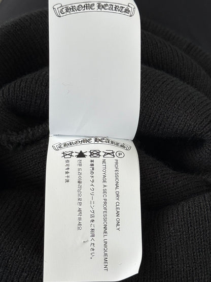 Chrome Hearts Black & White Embroidered Logo Beanie