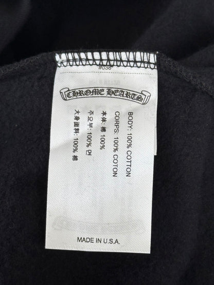 Chrome Hearts Black & Olive Script Logo Hoodie