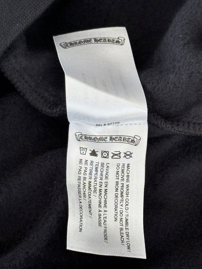 Chrome Hearts Black & Olive Script Logo Hoodie