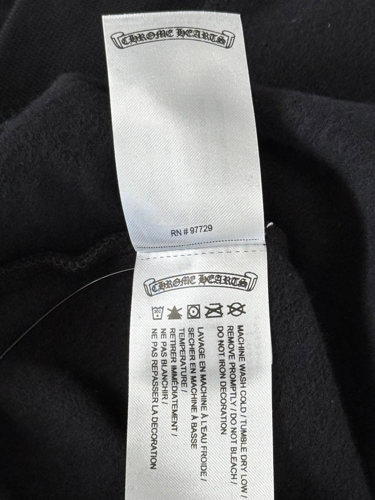 Chrome Hearts Black Miami Exclusive Cross Logo Hoodie