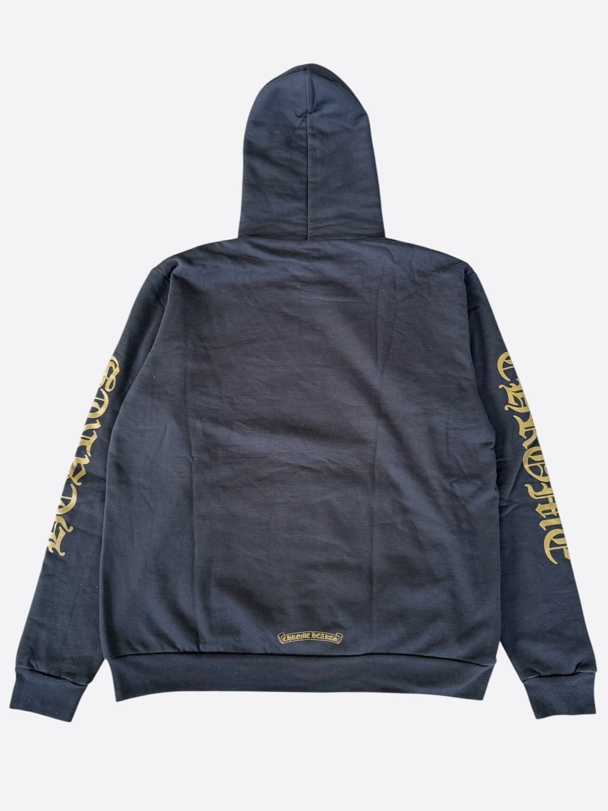 Chrome Hearts Black & Olive Script Logo Hoodie