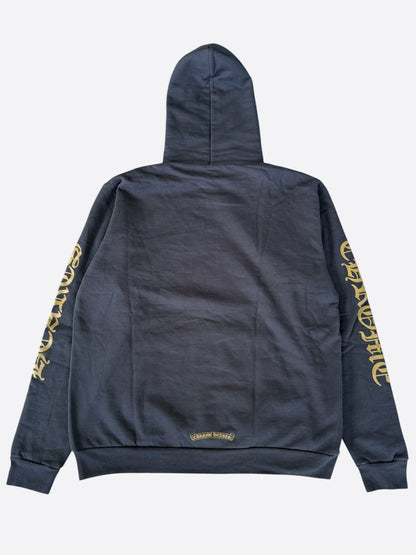 Chrome Hearts Black & Olive Script Logo Hoodie