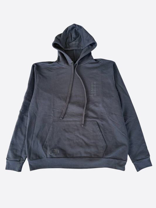 Chrome Hearts Black Miami Exclusive Cross Logo Hoodie