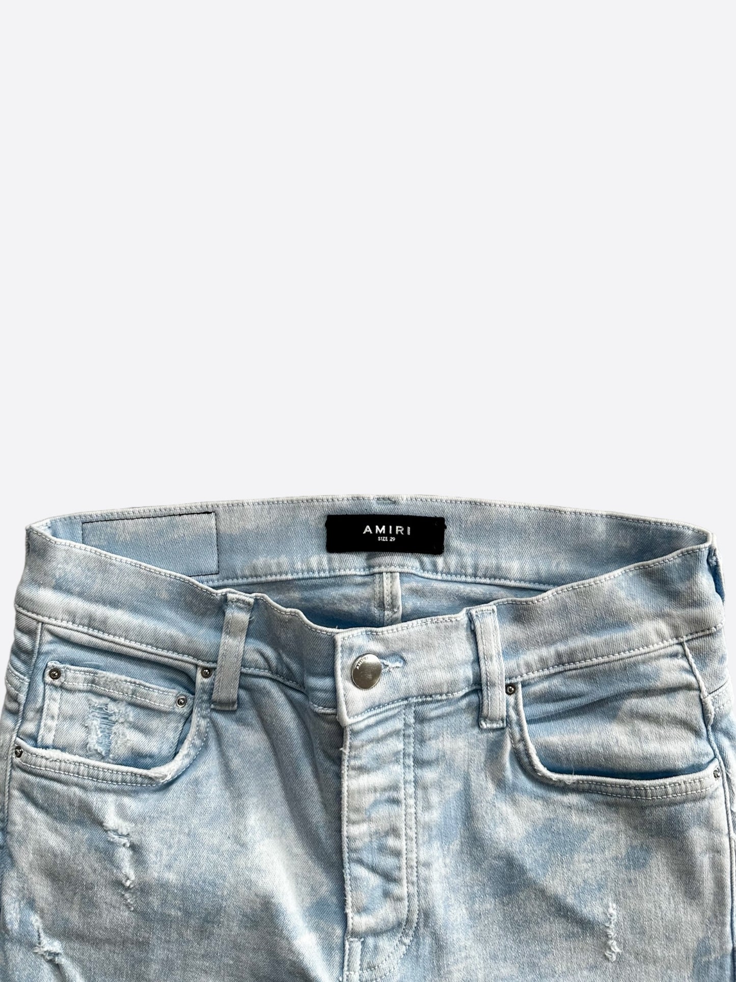 Amiri Mineral Wash Blue Patch MX1 Jeans