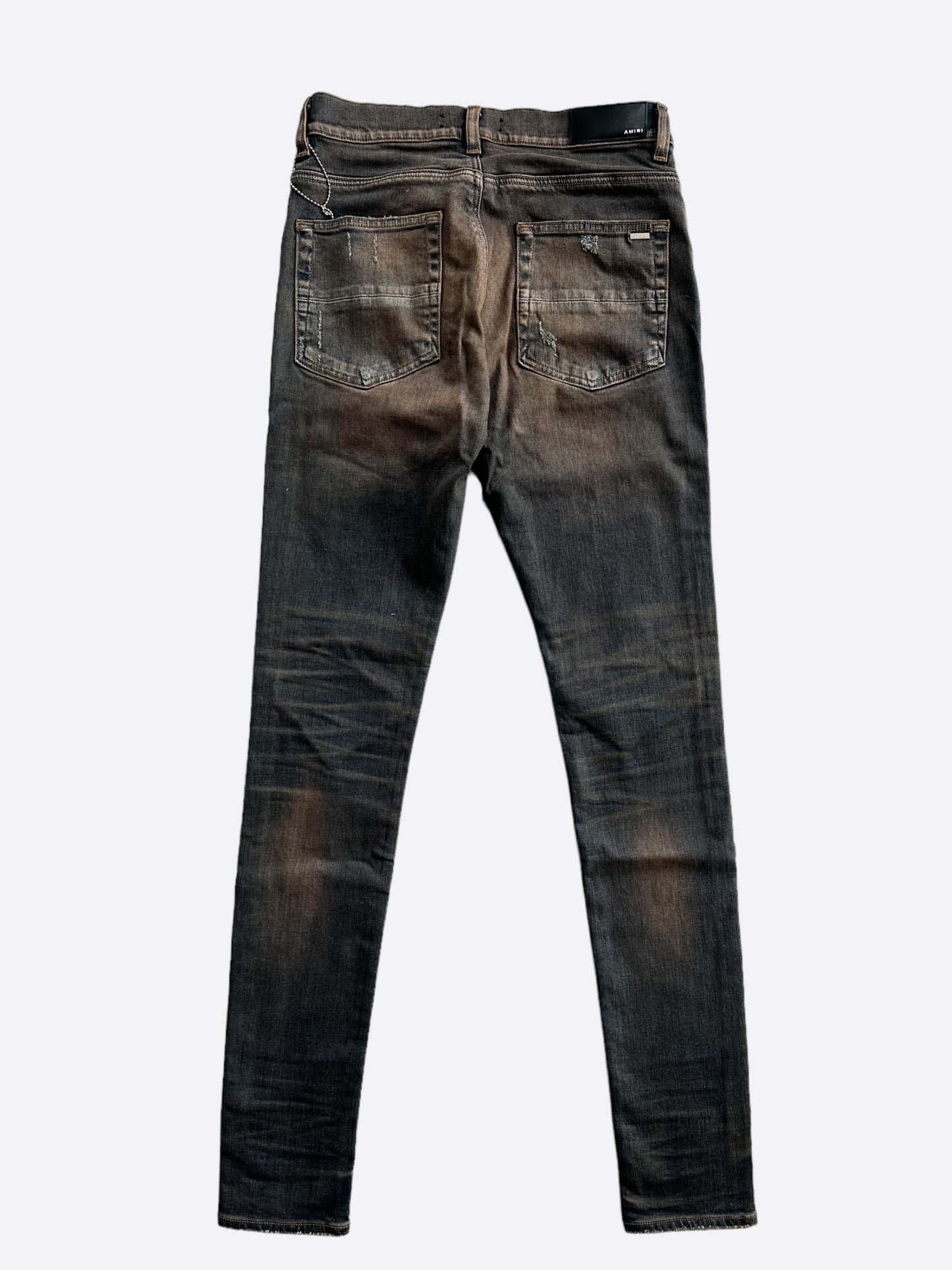 Amiri Dark Indigo Black Patch MX1 Jeans