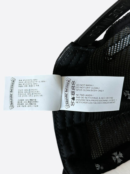 Chrome Hearts Black USA Triple Cross Patch Hat