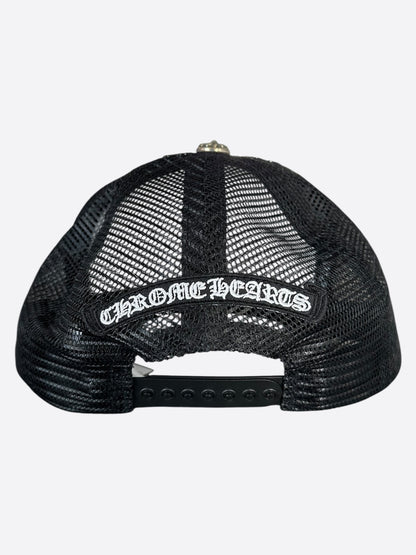 Chrome Hearts Black USA Triple Cross Patch Hat