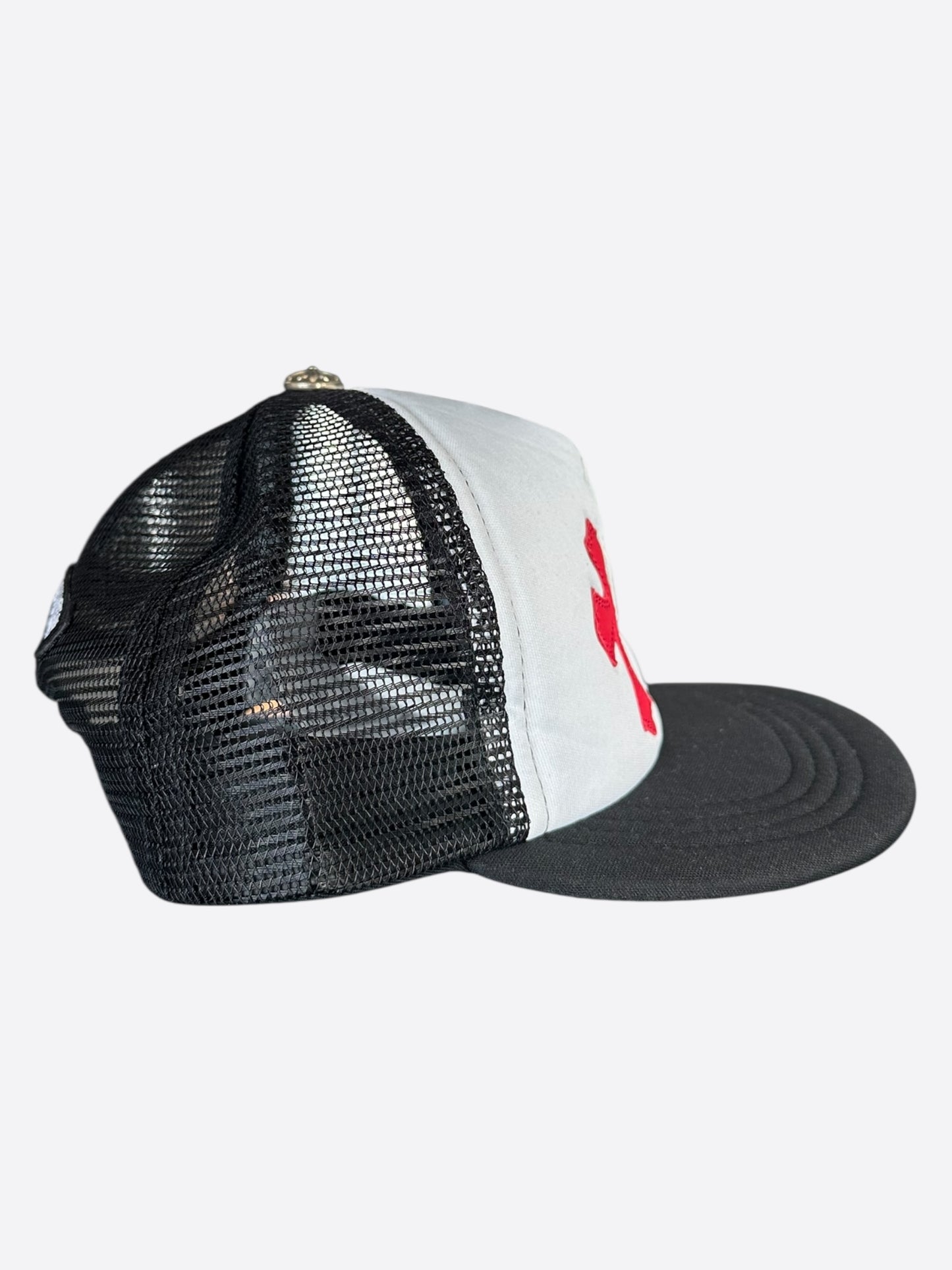 Chrome Hearts Black USA Triple Cross Patch Hat