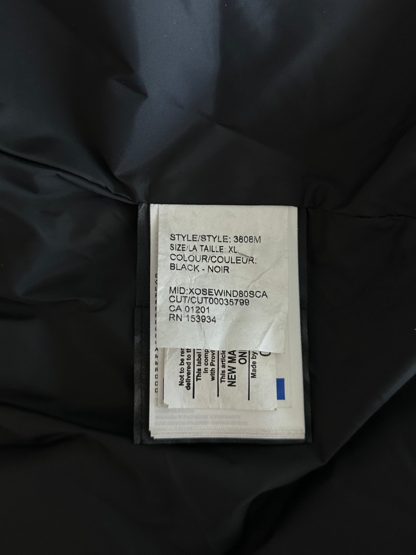 Canada Goose Black Wyndham Men's Jacket