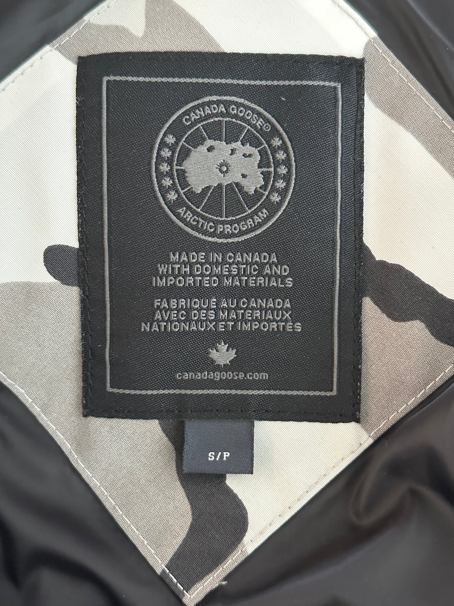 Canada Goose Snow Camo Wyndham Black Label Men's Jacket