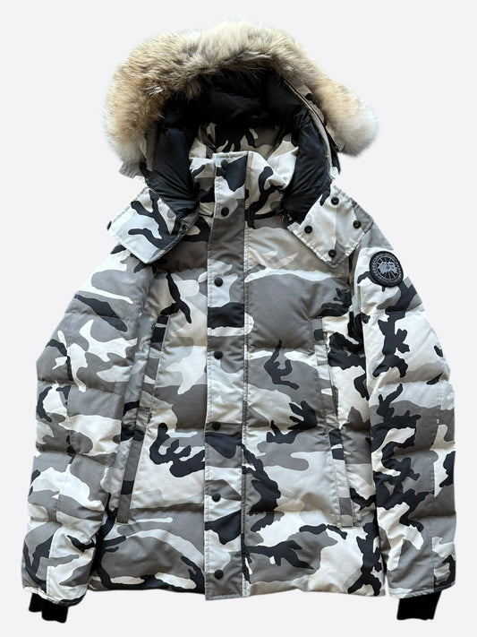 Canada Goose Snow Camo Wyndham Black Label Men's Jacket