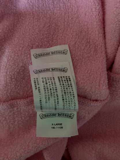 Chrome Hearts Pink & Blue Horseshoe Logo Hoodie