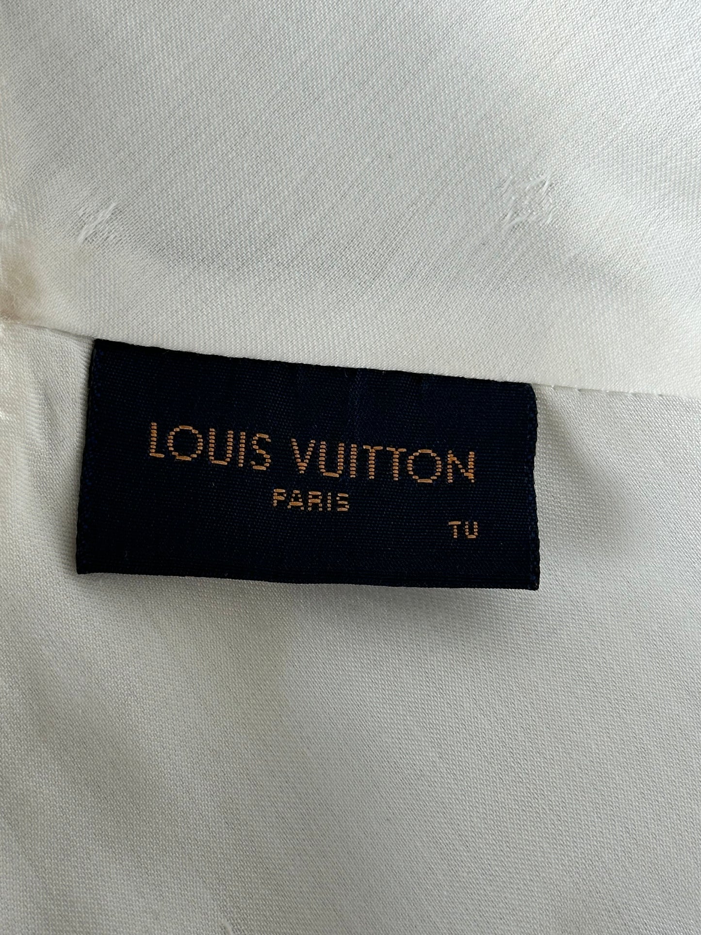 Louis Vuitton White Taurillon Monogram Hat
