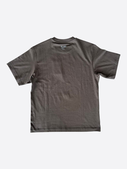 Burberry Brown Embroidered Logo T-Shirt