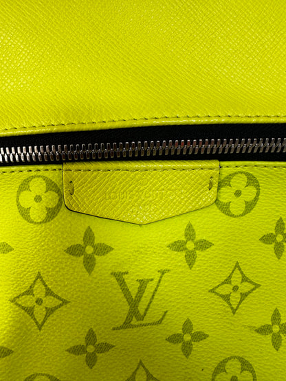 Louis Vuitton Yellow Taigarama Monogram Discovery Backpack