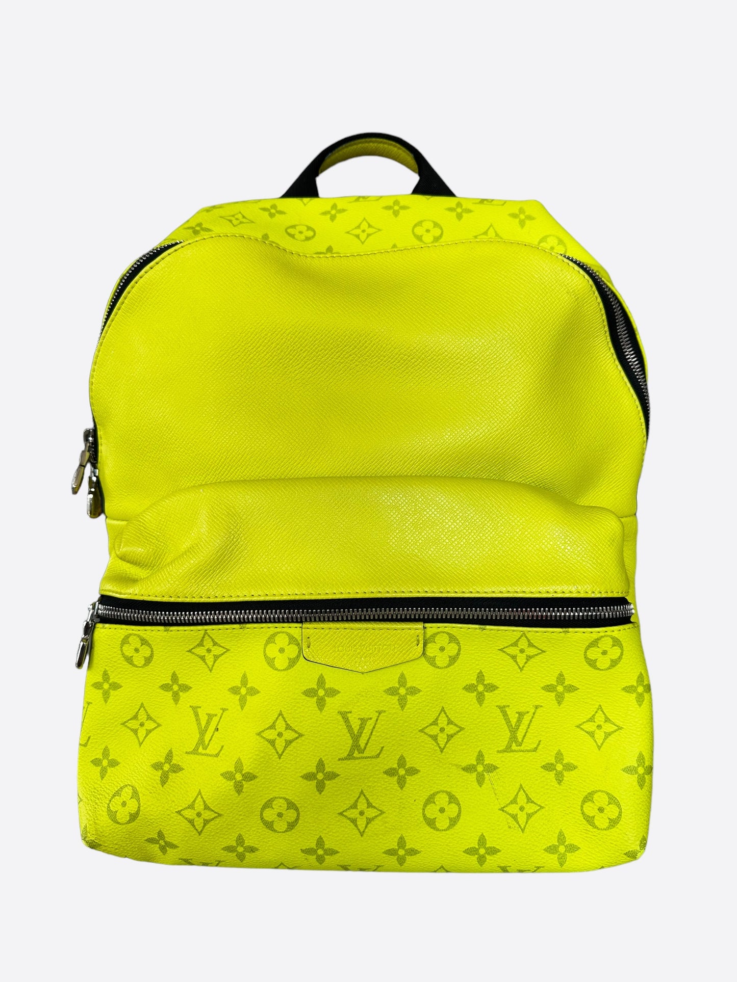 Louis Vuitton Yellow Taigarama Monogram Discovery Backpack