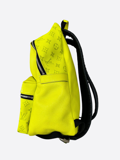 Louis Vuitton Yellow Taigarama Monogram Discovery Backpack