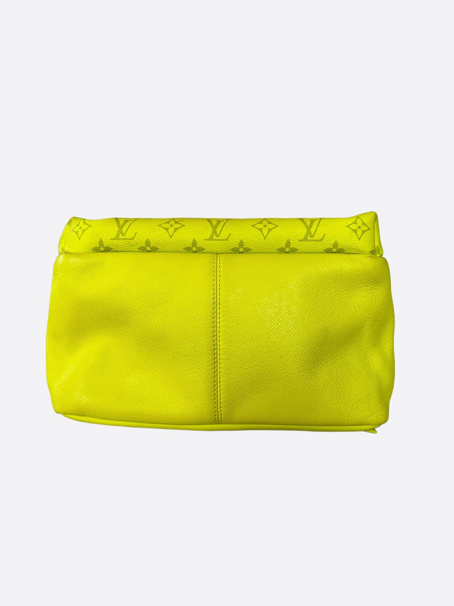 Louis Vuitton Yellow Taigarama Monogram Discovery Backpack