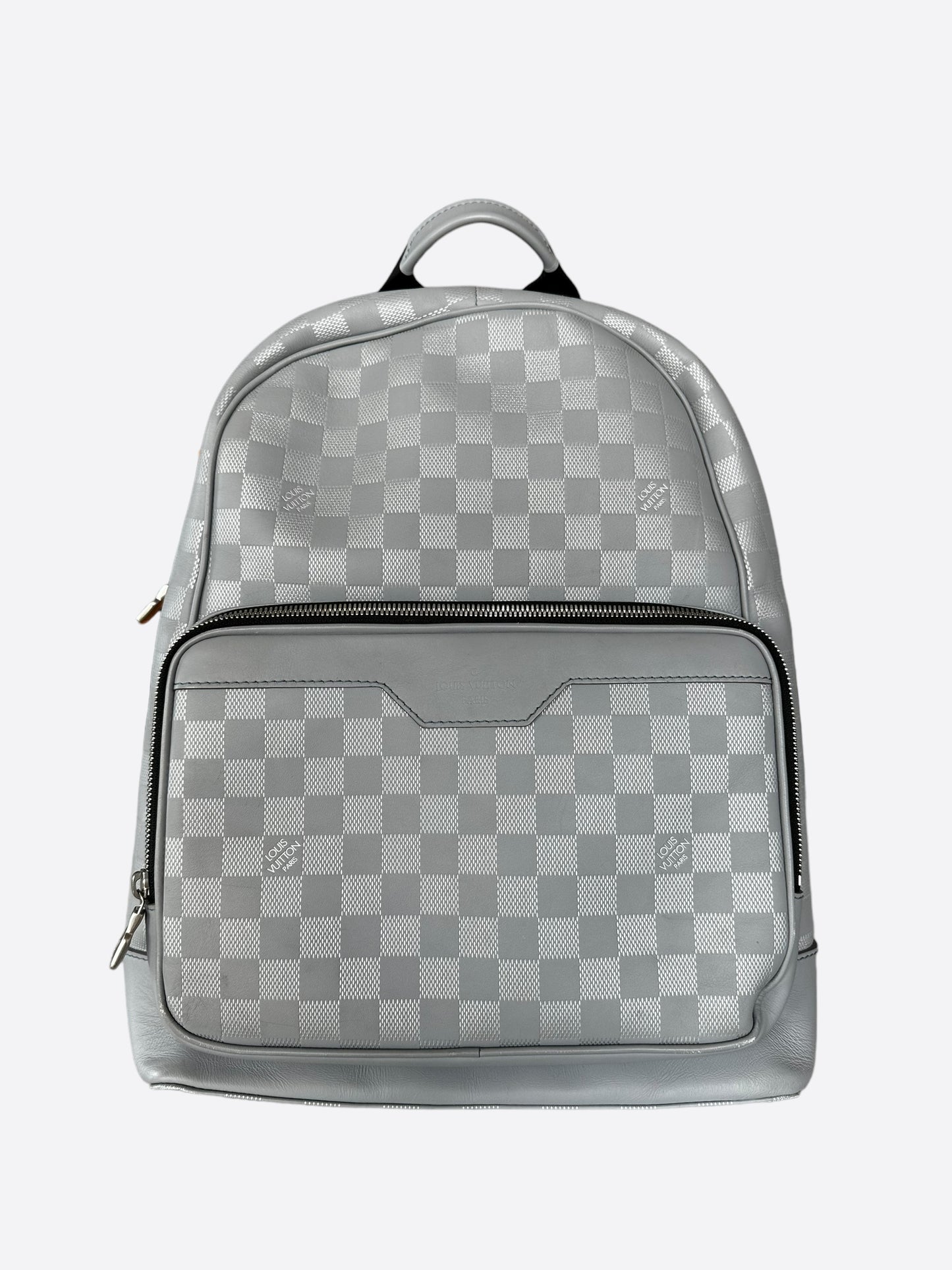 louis vuitton backpack white and grey Louis Vuitton Grey Damier Infini Leather Campus Backpack – Savonches
