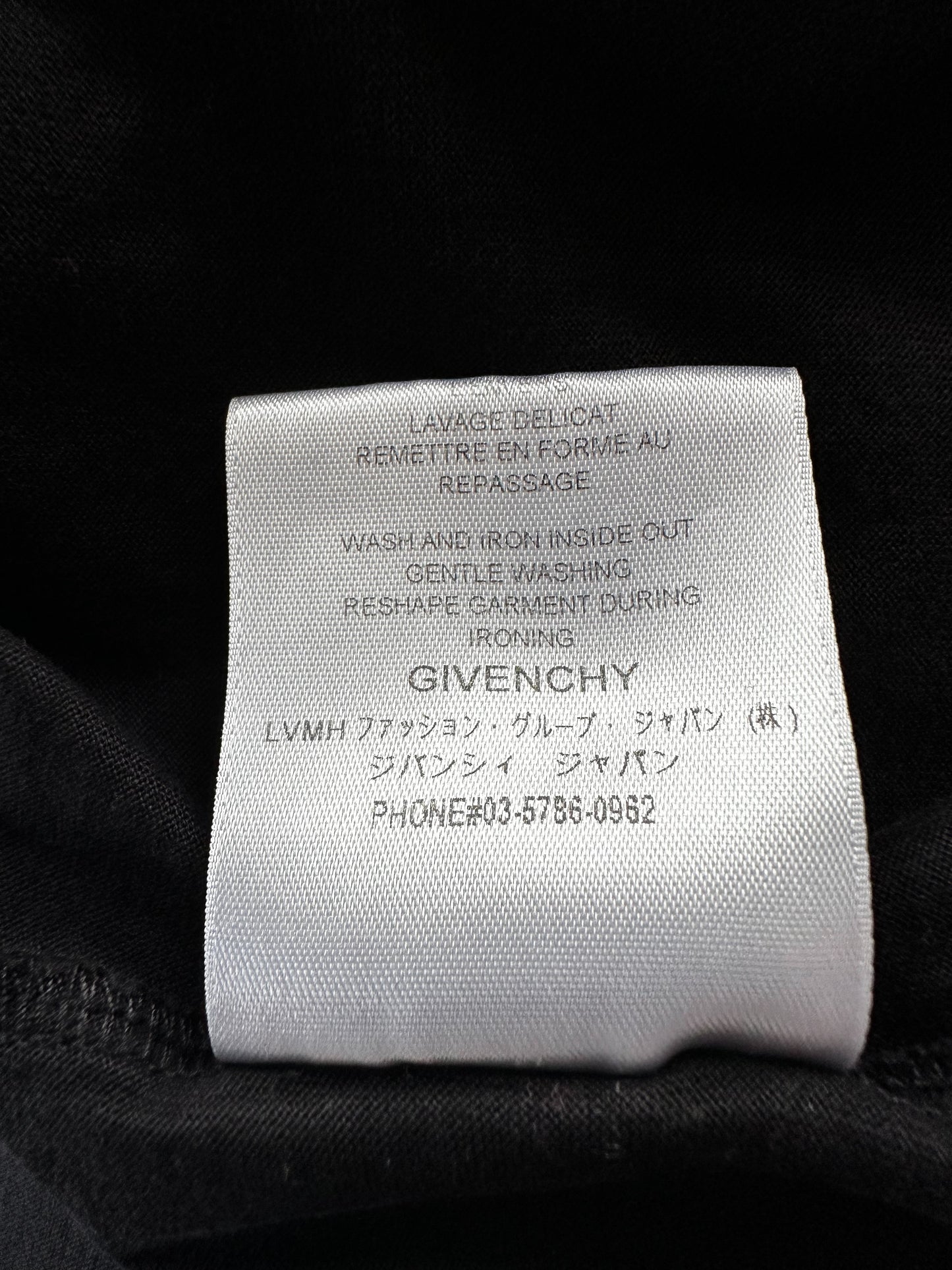 Givenchy Black Studio Homme Graphic T-Shirt