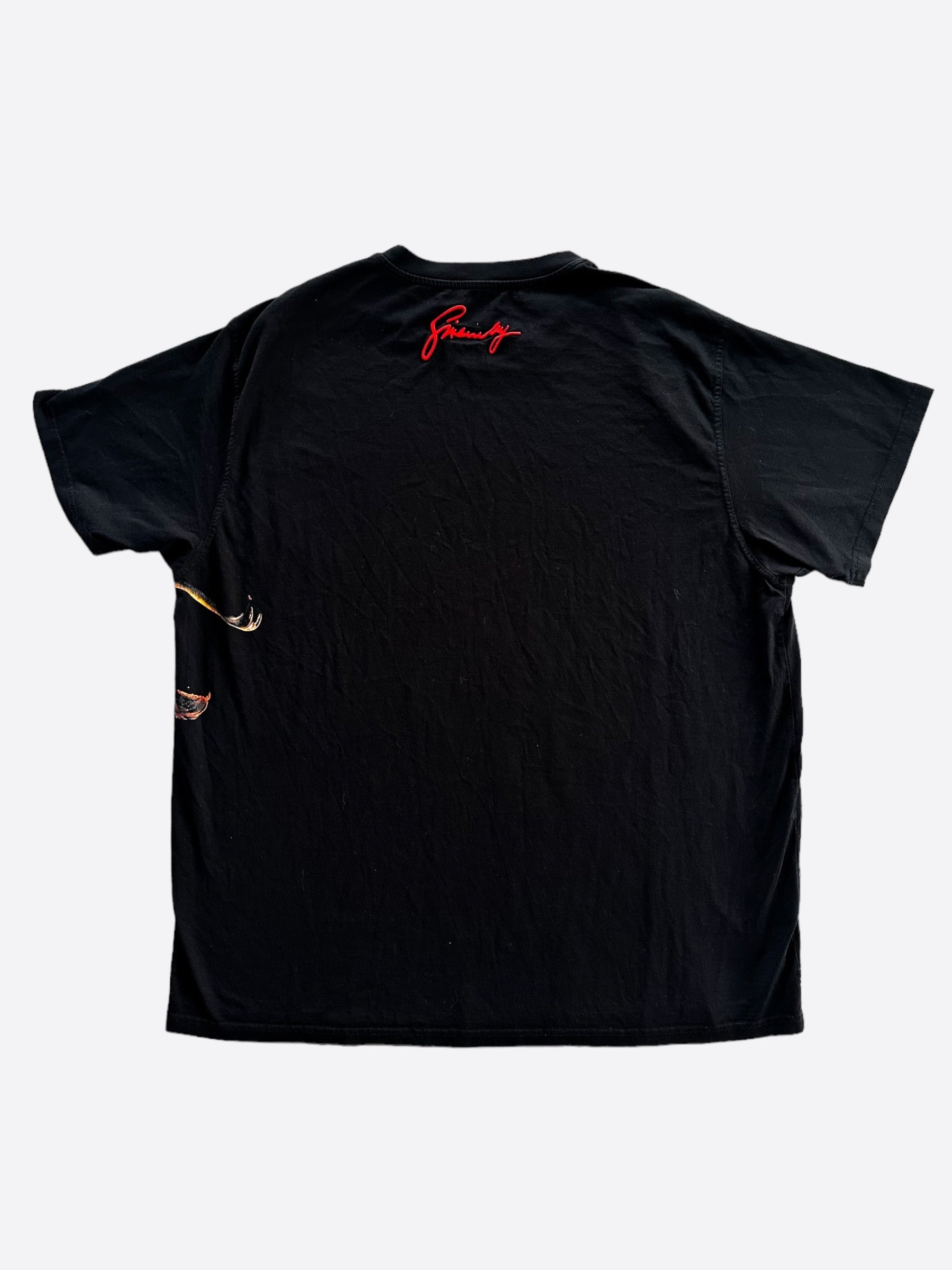 Givenchy Black Lion Graphic T Shirt Savonches