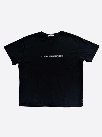 Givenchy Black Studio Homme Graphic T-Shirt