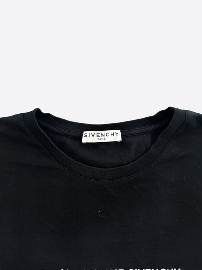 Givenchy Black Studio Homme Graphic T-Shirt