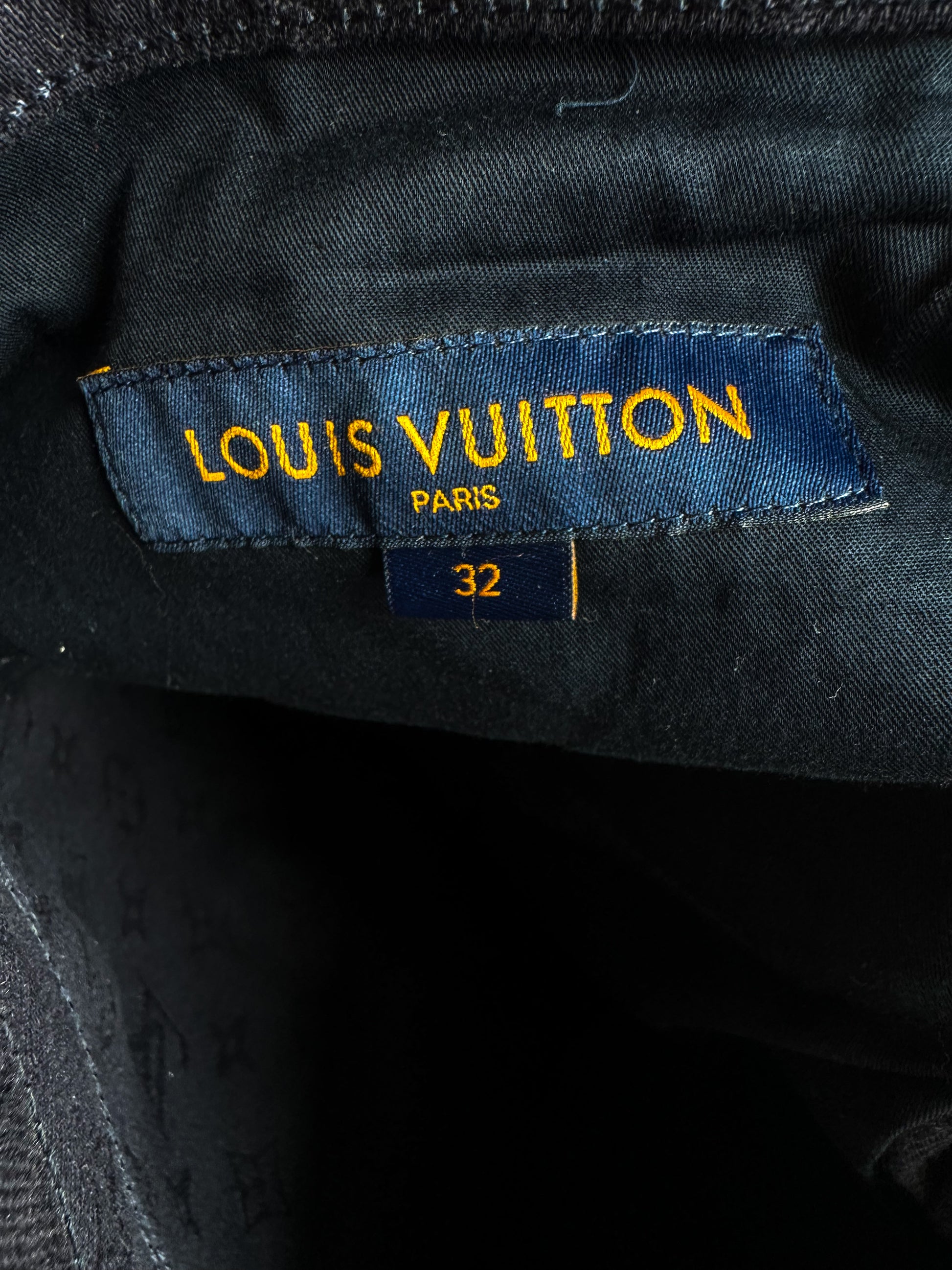 Louis Vuitton Nigo Blue Monogram Baggy Jeans – Savonches