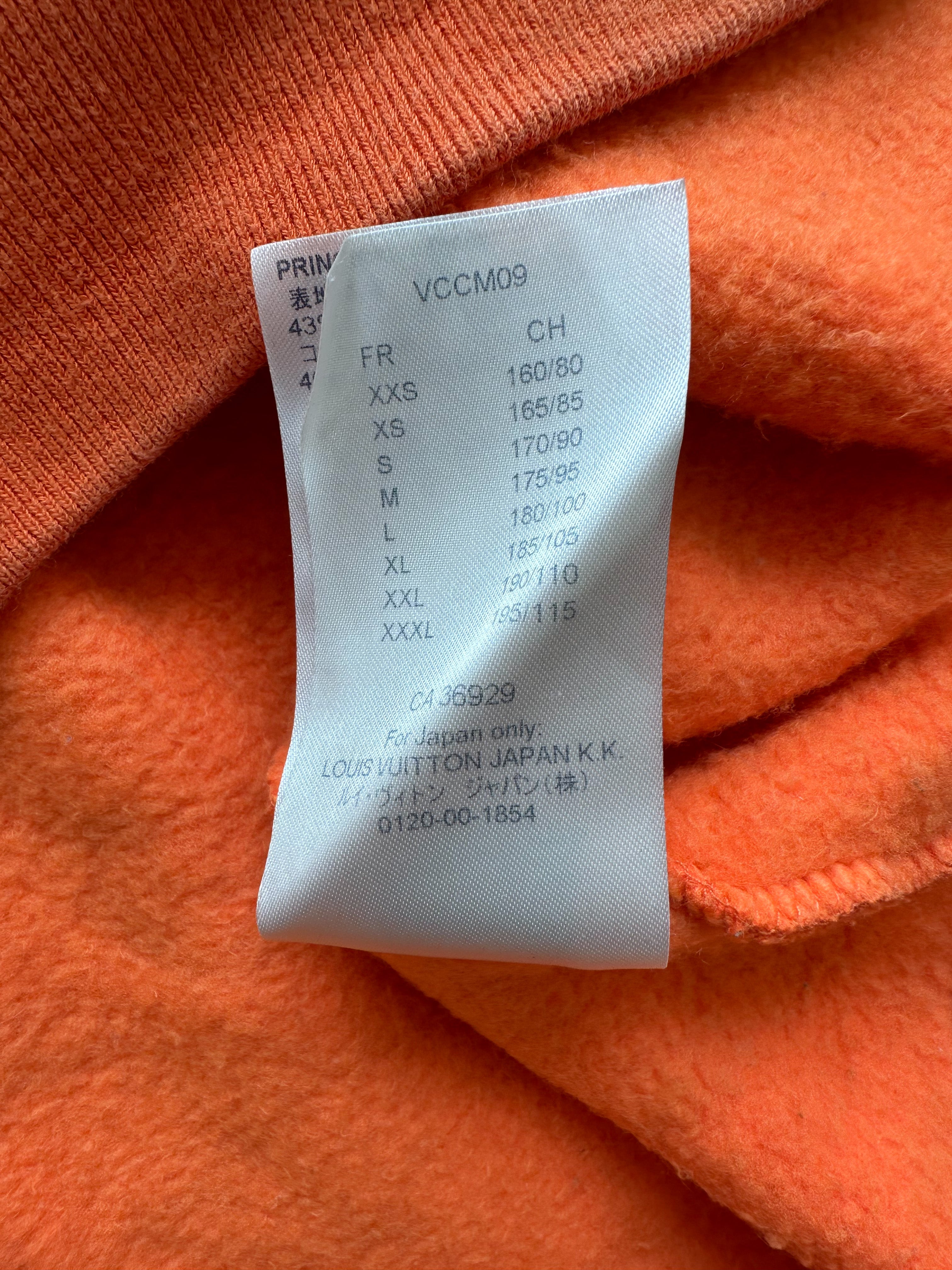 Louis vuitton orange online sweater monogram