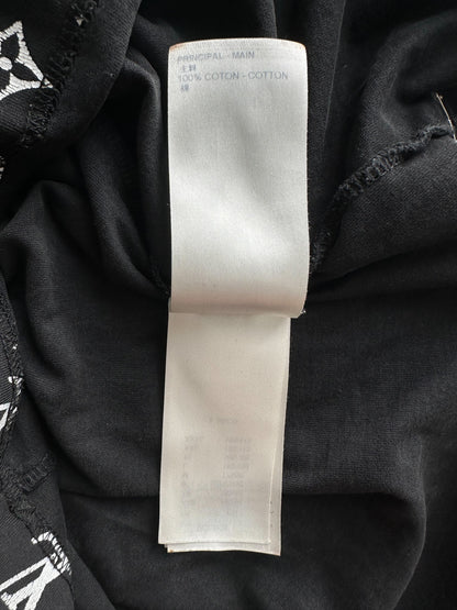 Louis Vuitton Black & White Monogram Gradient T-Shirt