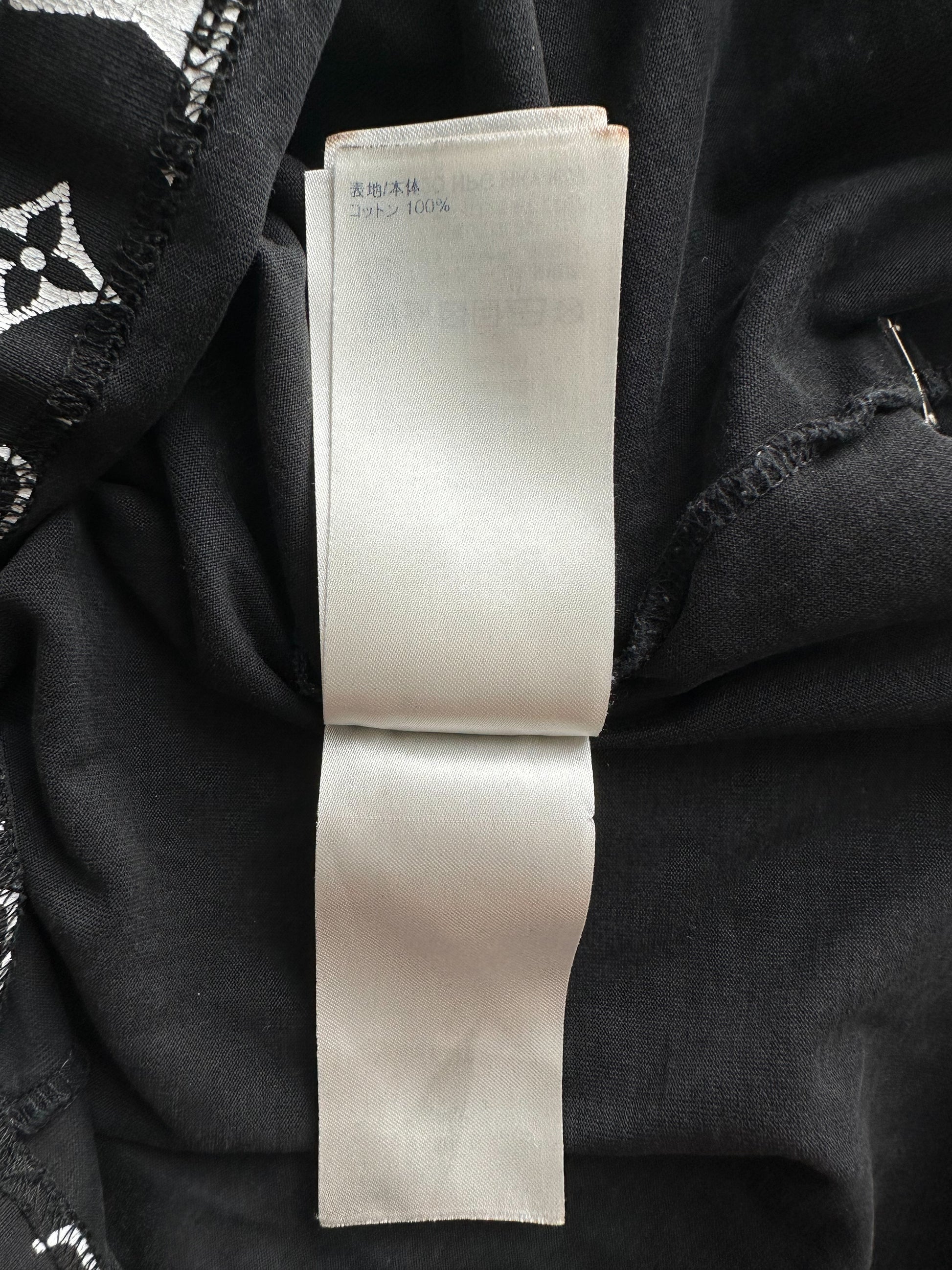 LOUIS VUITTON Cotton Monogram Gradient T-Shirt Grey