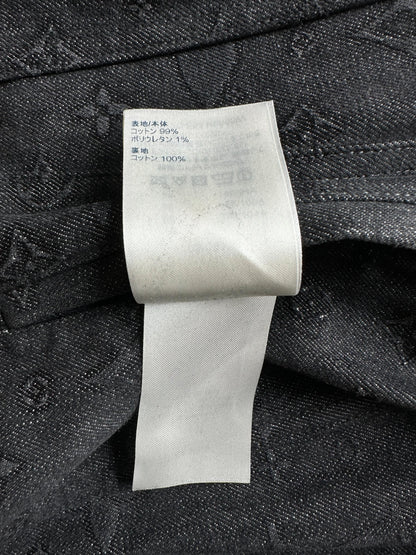 Louis Vuitton Black DNA Monogram Denim Jacket