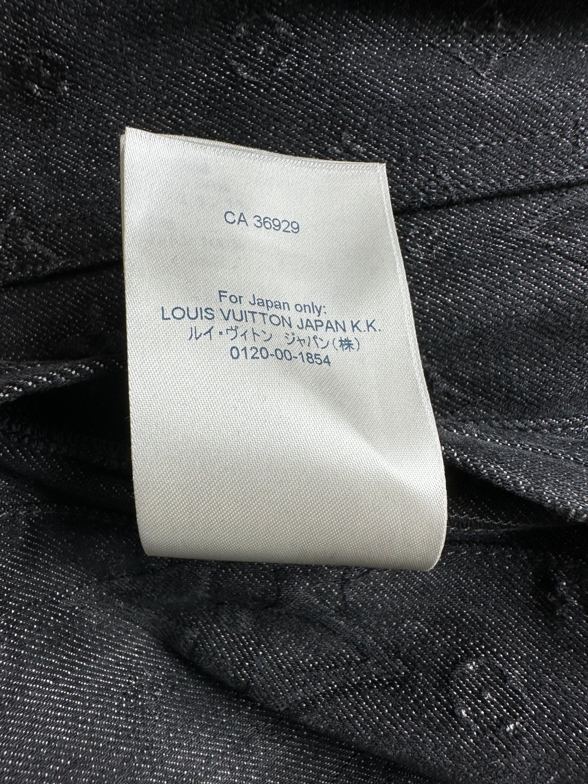 Louis Vuitton - DNA Denim Jacket - Black - Men - Size: 50 - Luxury