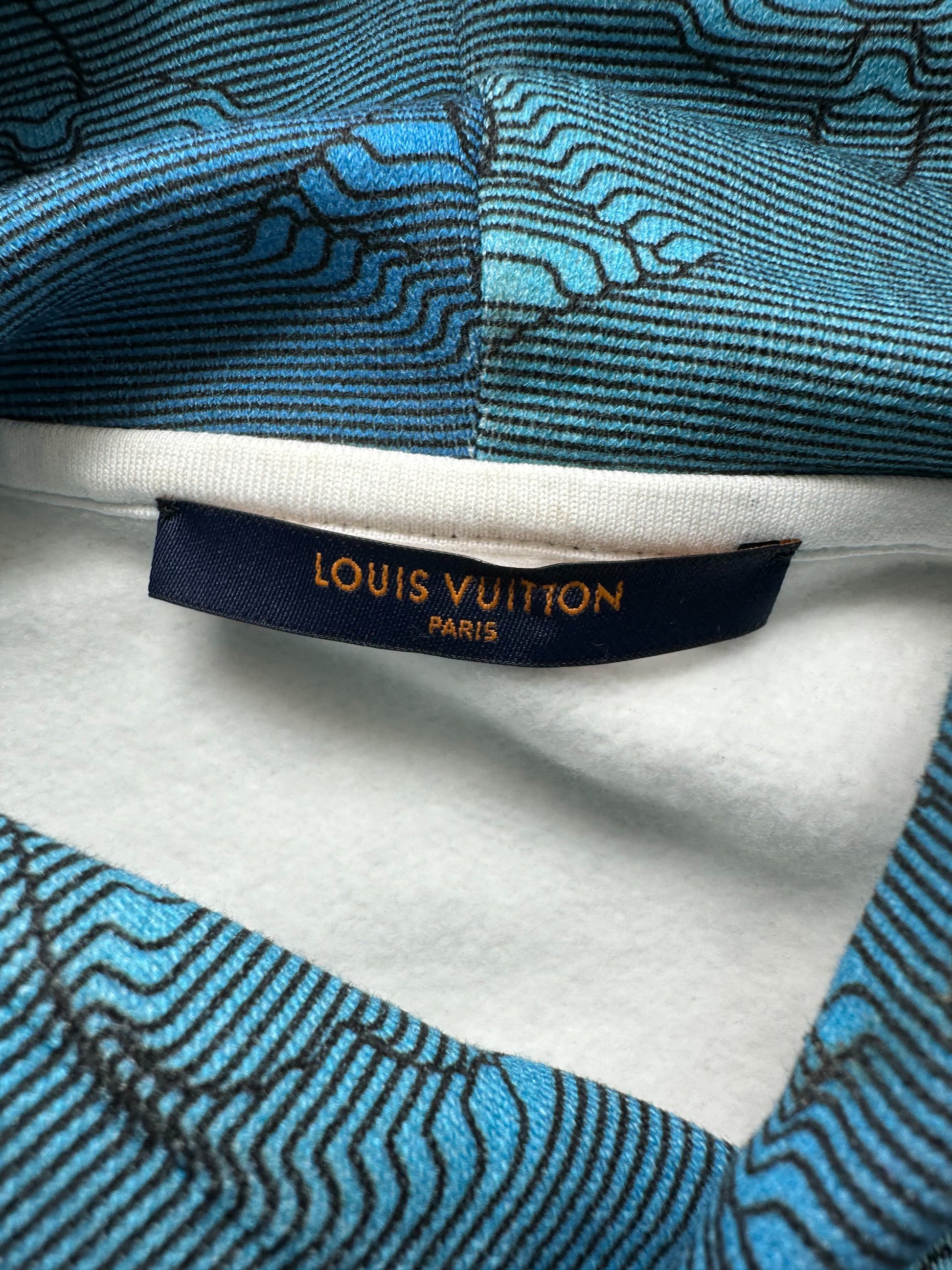 Louis Vuitton LV 2054 Blue Hoodie M