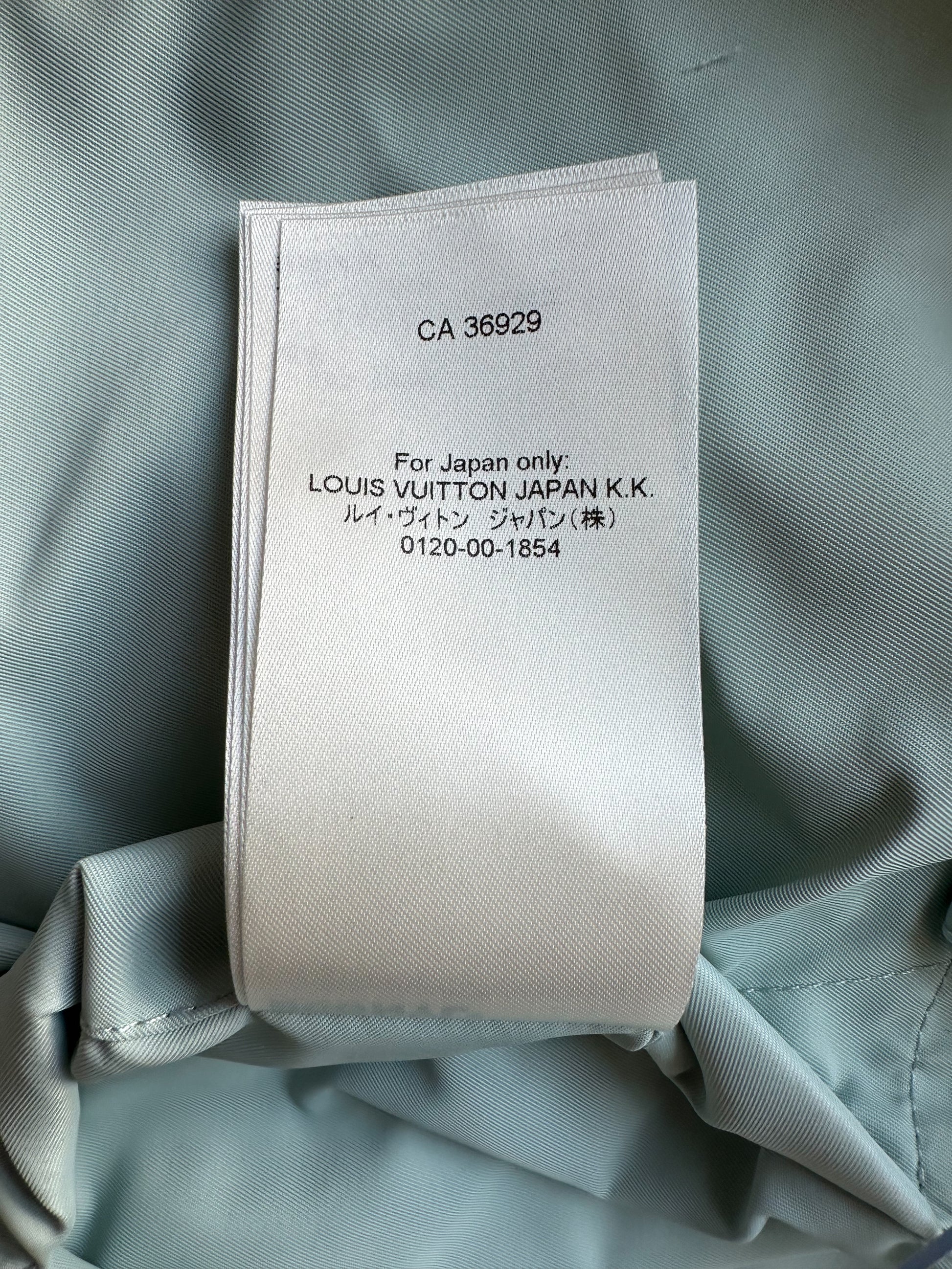 Louis Vuitton Ice Blue Monogram Reversible Windbreaker – Savonches