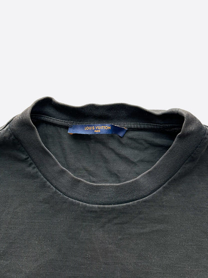 Louis Vuitton Black & White Monogram Gradient T-Shirt