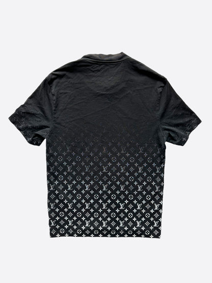 Louis Vuitton Black & White Monogram Gradient T-Shirt