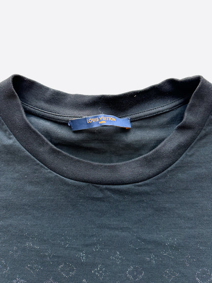 Louis Vuitton Black & White Monogram Gradient T-Shirt