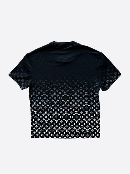 Louis Vuitton Black & White Monogram Gradient T-Shirt