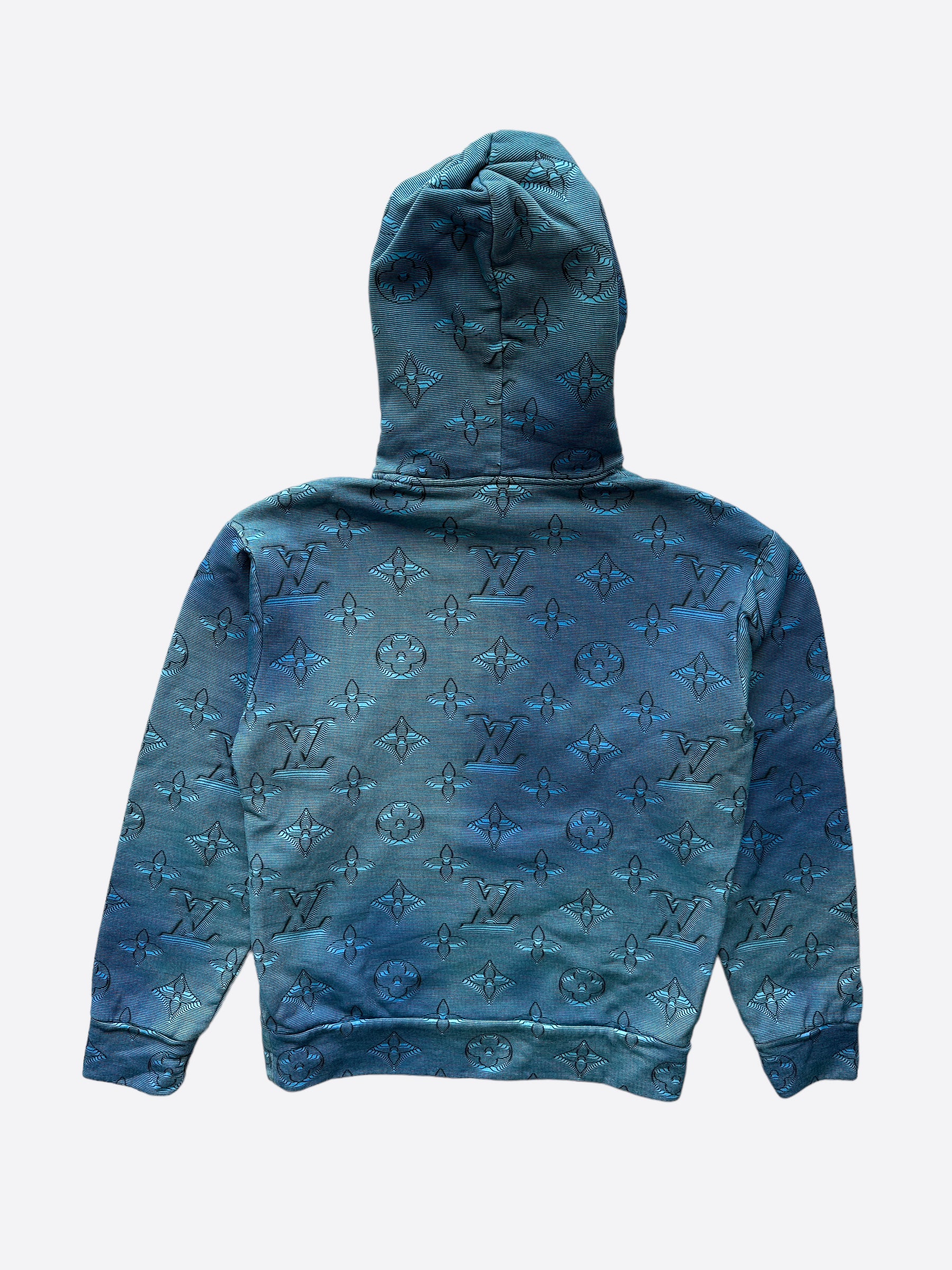 lv blue hoodie