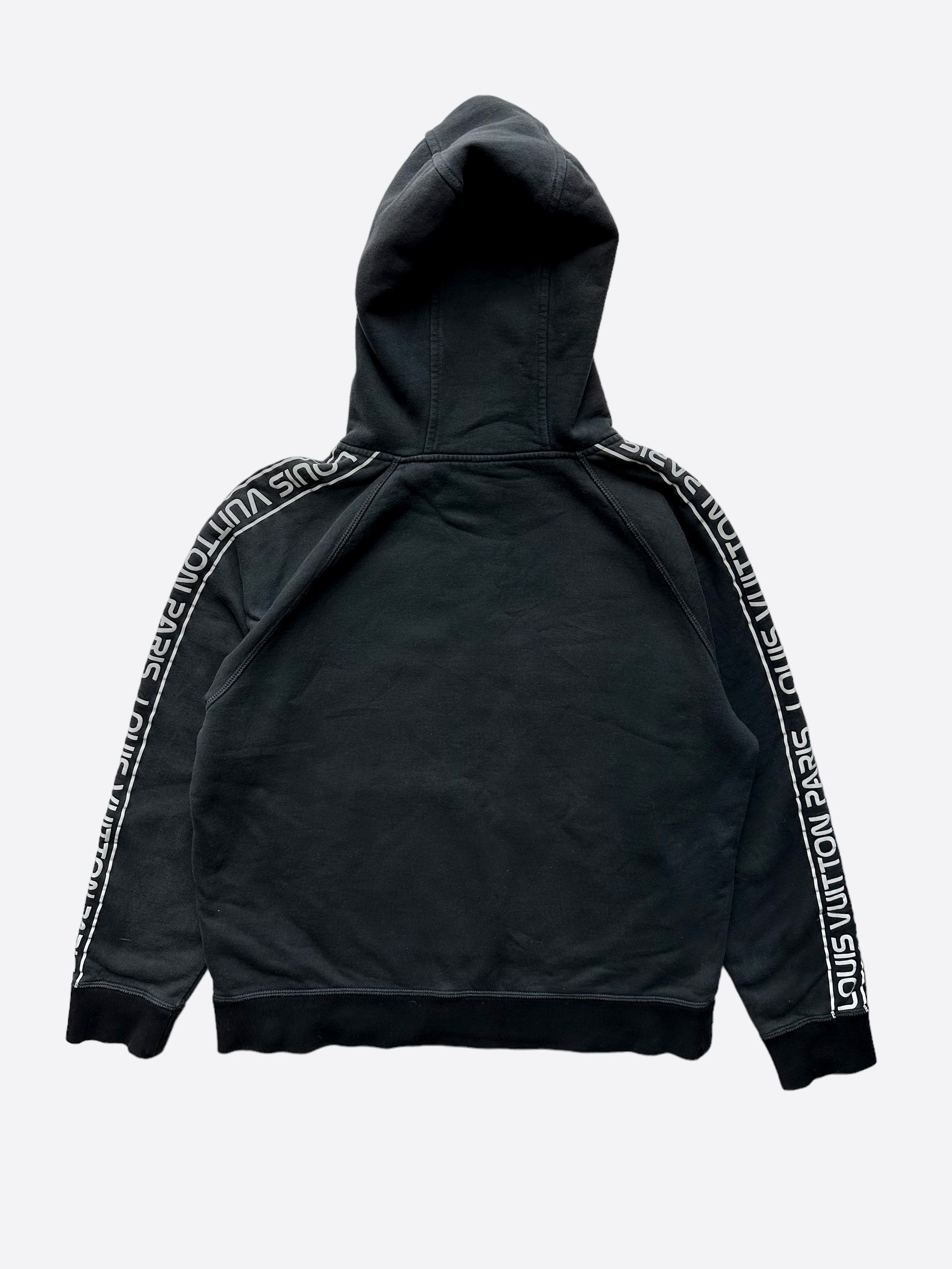 Lv round cut outlet reflective monogram hoodie