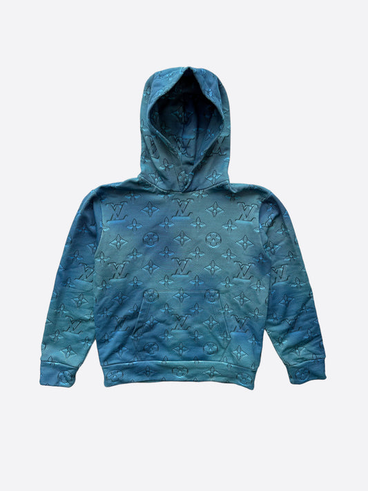 Louis Vuitton Blue 2054 Monogram Hoodie