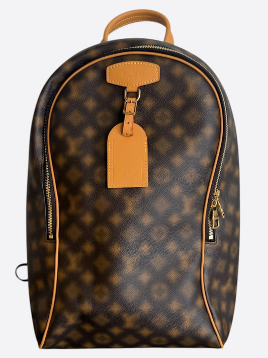 Louis Vuitton Brown Blurry Monogram Ellipse Backpack